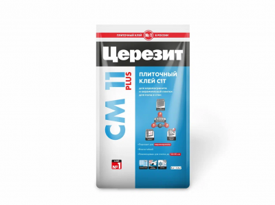 АРХИВ Клей для плитки Церезит CM 11 Plus С1 (5 кг (144))