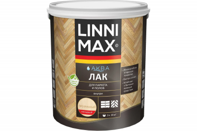 Лак акриловый для паркета и полов LINNIMAX / ЛИННИМАКС Аква Лак (глянцевый 0,9 л) Лак акриловый для паркета и полов LINNIMAX / ЛИННИМАКС Аква Лак (глянцевый 0,9 л)