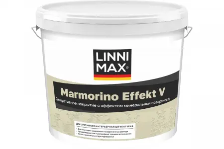 Штукатурка декоративная интерьерная LINNIMAX Marmorino Effect V / ЛИННИМАКС Марморино Эффект V (14 кг)  - превью
