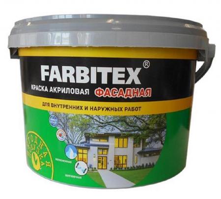 Краска акриловая FARBITEX фасадная   - превью
